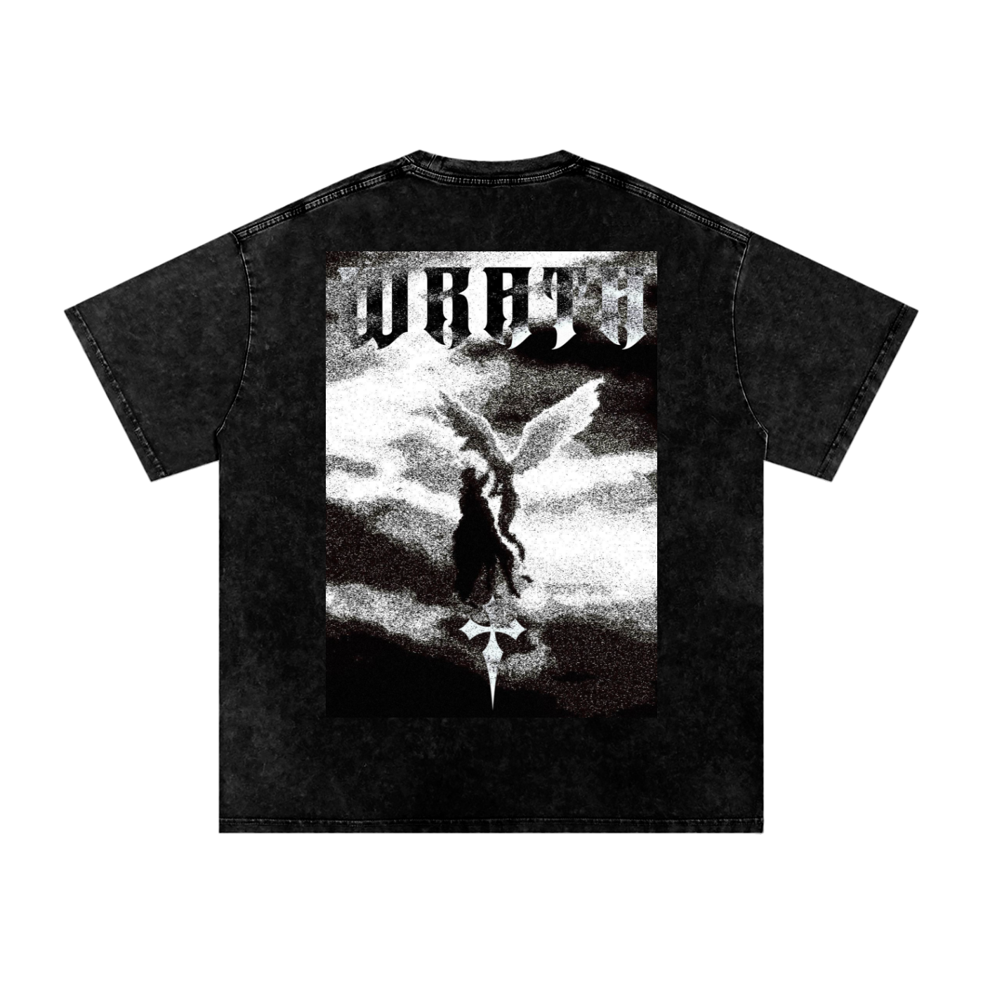 CONVICTION ANGEL VS DEMON Oversized Cotton T-Shirt